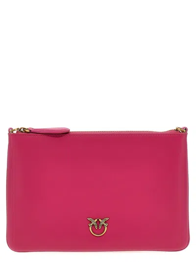 Pinko Flat Clutch In Fuchsia