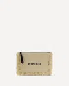 Pinko Beige Polypropylene Polyester Polyester Cotton Polyamide Polyurethane Clutch In Neutral