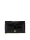 Pinko Flat Horizontal Mini Crossbody Bag In Black