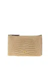 Pinko Flat Horizontal Mini Crossbody Bag In Sand