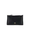 Pinko Flat Horizontal Mini Pouch In Black