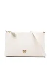 Pinko Mini Horizontal Pochette With Adjustable Shoulder Strap In White