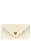 Pinko 'flat Mini' Wallet On Chain In Neutral