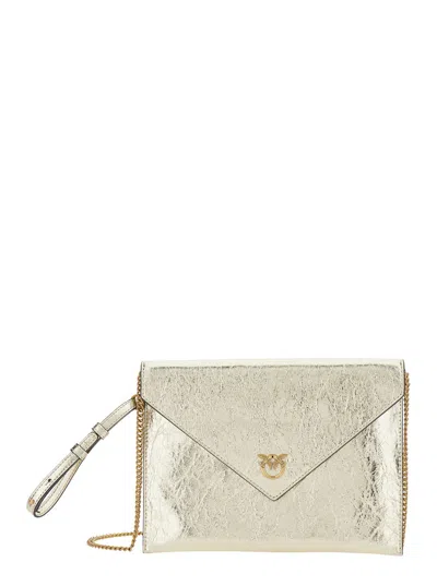 Pinko Flat Purse Handle Used In Silver