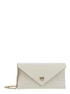 Pinko Flat Purse Mini Vitello Seta In Neutral
