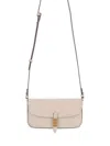 Pinko Flat Saddle Bag In Sand