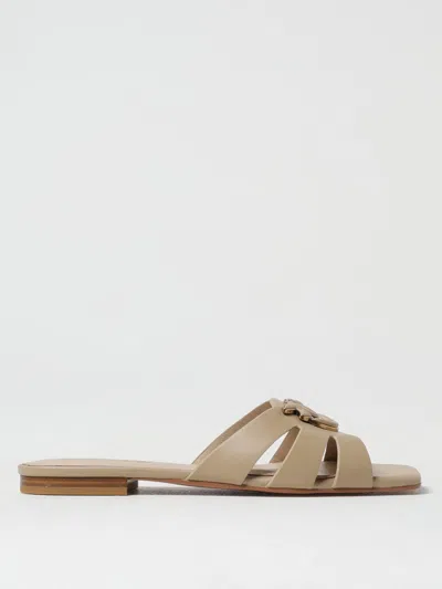 PINKO HEELED SANDAL PINKO WOMAN COLOR BEIGE,425504022