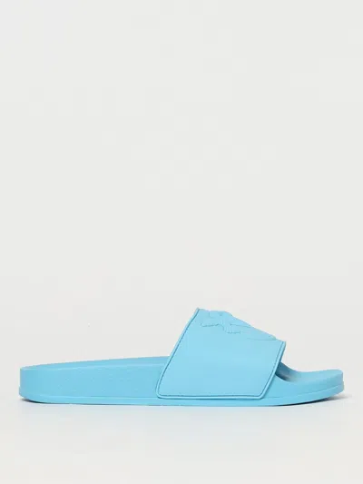 Pinko Flat Sandals  Woman Color Blue