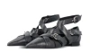 Pinko Gianira Leather Ballerina Shoes