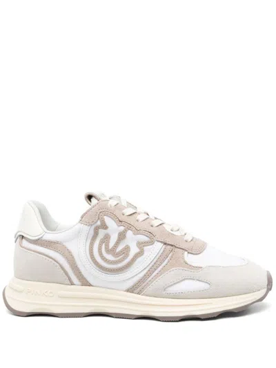 Pinko Flat Shoes In Beige