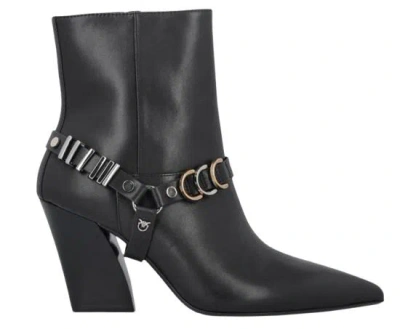 Pinko Flat Shoes In Black
