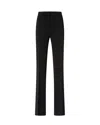 Pinko Flattering Tailored Trousers With Classic Waistband In Black
