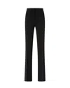 Pinko Flattering Tailored Trousers With Classic Waistband In Black