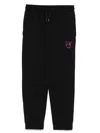 Pinko Fleece Track Pants In Black