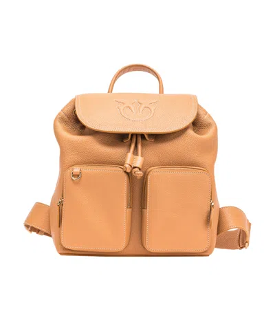 Pinko Flip Backpack In Orange