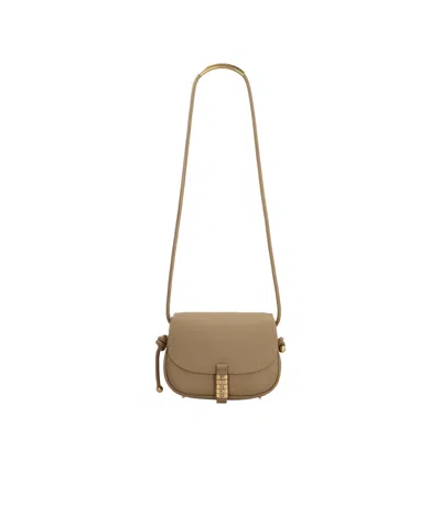 Pinko Flip Shoulder Bag In Brown