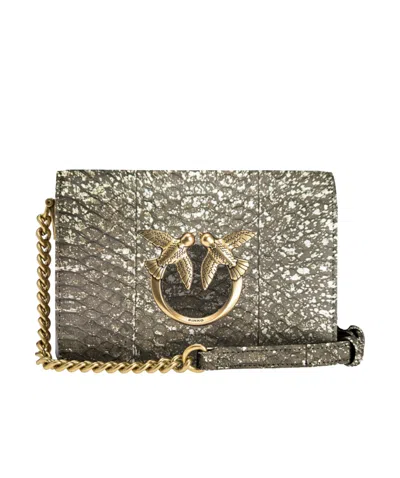 Pinko Flip Shoulder Bag In Multicolor