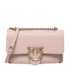 Pinko Flip Shoulder Bag In Nude