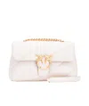 Pinko Flip Shoulder Bag In White