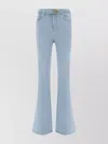 PINKO FLORA FLARE COTTON JEANS BELTED