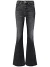 Pinko Jeans Boot-cut - Lavado Oscuro In Gray