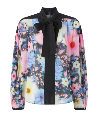PINKO FLORAL GEORGETTE BLOUSE