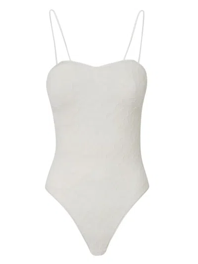 PINKO FLORAL-LACE BODYSUIT