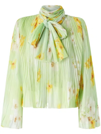 PINKO FLORAL-PRINT BLOUSE