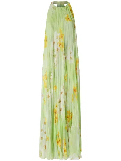 PINKO FLORAL-PRINT MAXI DRESS