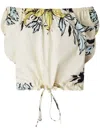 Pinko Printed Blouse In White