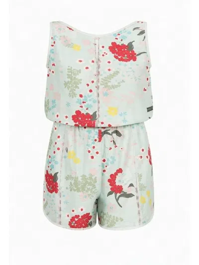 Pinko Floral Viscose Jumpsuit In Multi