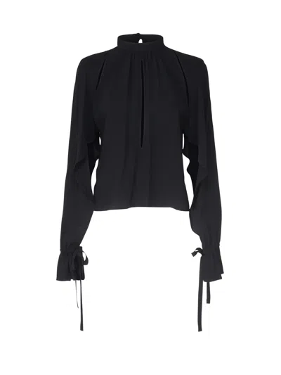 PINKO FLOWING BLOUSE IN SILK BLEND