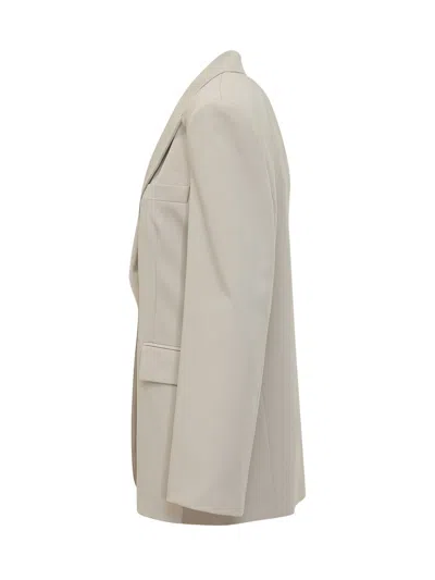 Pinko Fluid Blazer Jacket In Grigio-colomba