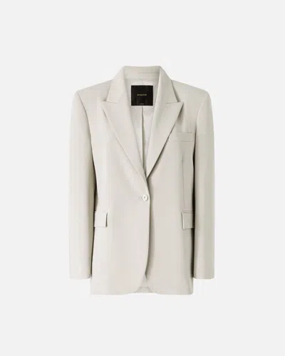 Pinko - Fluid Blazer With Rear Slit - 48 In Neutral