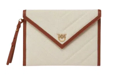 Pinko Foldover Wrist Strap Clutch