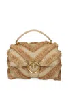 Pinko Fringed-chevron Shoulder Bag