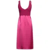 Pinko Pink Polyester Women's Dress In Fuchsia