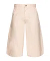 Pinko Bermuda En Gabardine In Nude