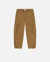 Pinko Gabardine Trousers In Elm Wood Brown