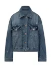 Pinko Distressed Denim Jacket
