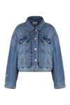 Pinko Distressed Denim Jacket