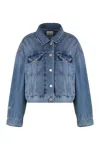 Pinko Distressed Denim Jacket