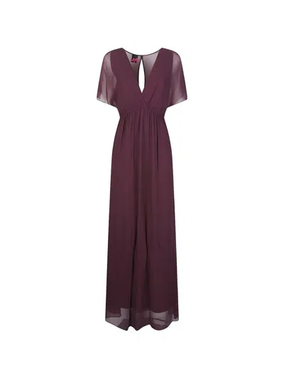 Pinko Garcina Maxi Dress In Purple