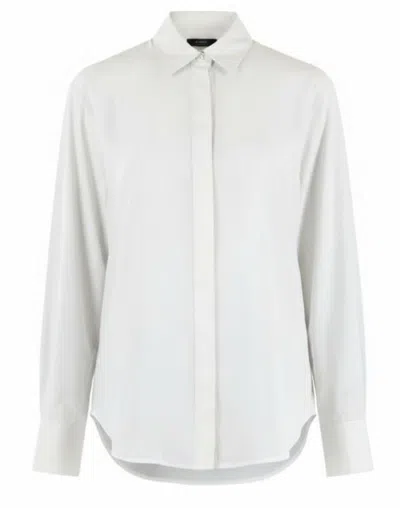 Pinko Gathered Shirt In White