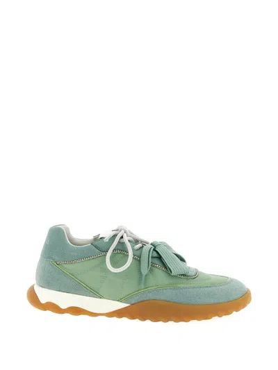 Pinko Gea 02 Lace-up Sneakers In Green