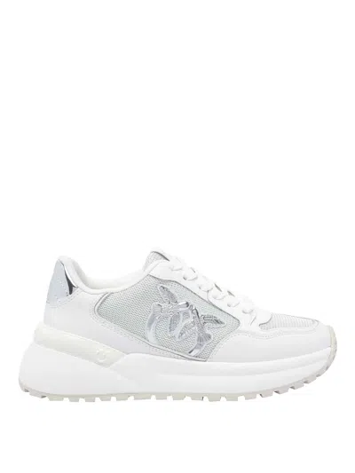 Pinko Gem Sneakers In White