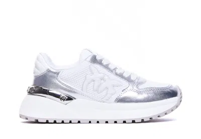Pinko Gem Sneakers In White