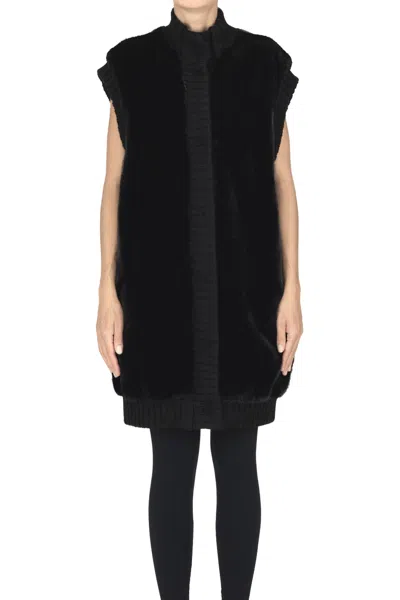 Pinko Genovese Gilet In Black