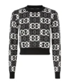 Pinko Geometric-pattern Sweater In Multi