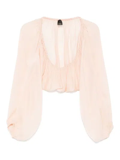 Pinko Georgette Jacket In Neutrals